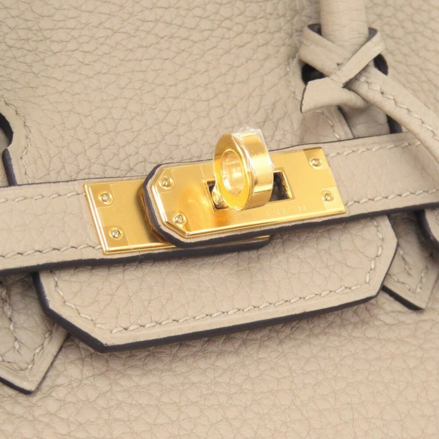 Hermès Birkin 25 Grey Leather Hand Bag