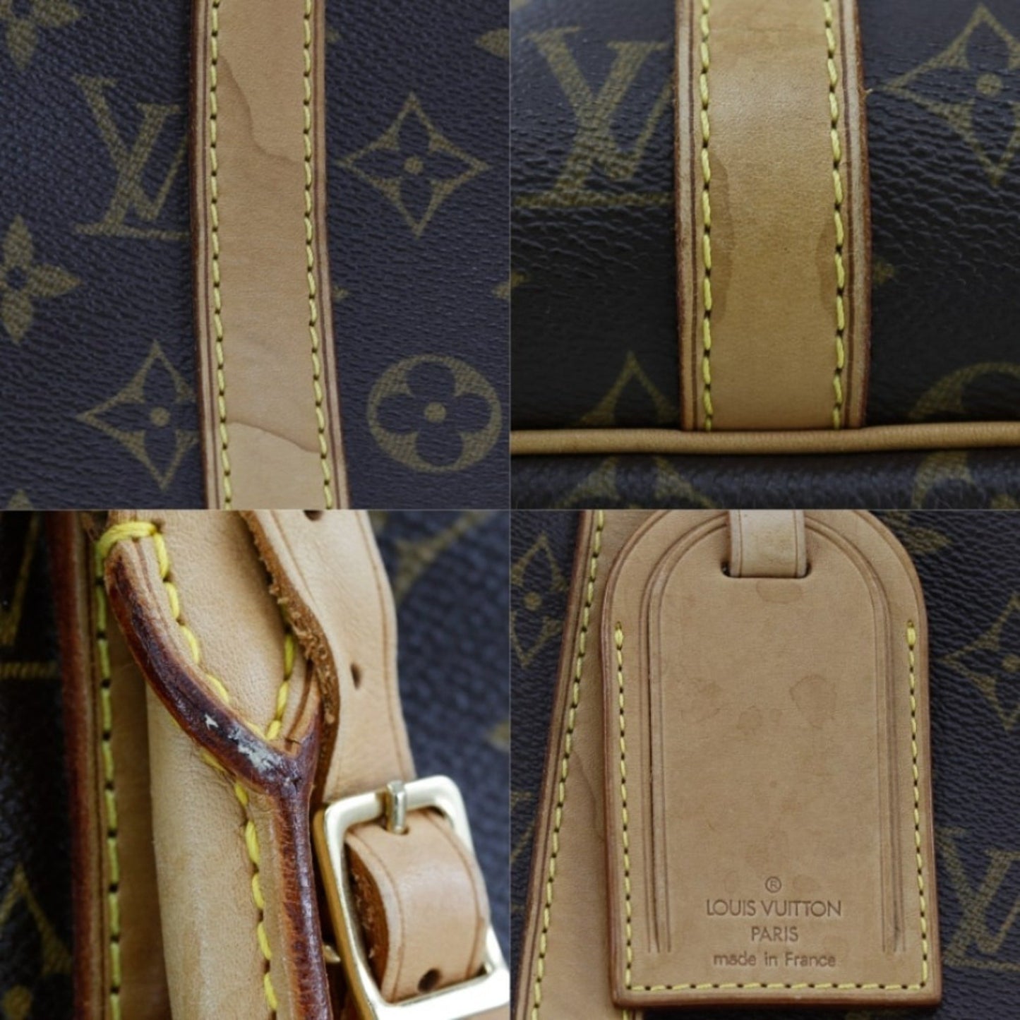 Louis Vuitton Sirius Brown Canvas Travel Bag