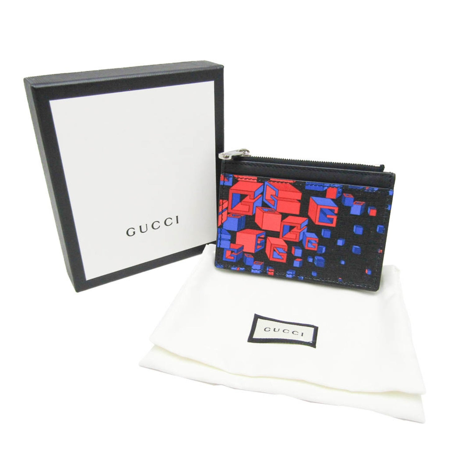 Gucci Logo Black Leather Wallet Accessories