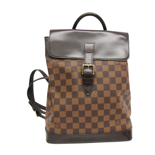 Louis Vuitton Soho Brown Canvas Backpack Bag