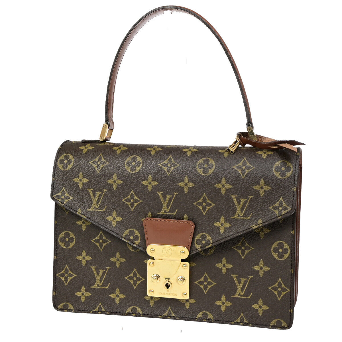 Louis Vuitton Concorde Brown Canvas Hand Bag