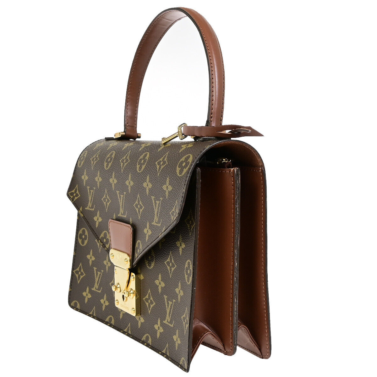 Louis Vuitton Concorde Brown Canvas Hand Bag