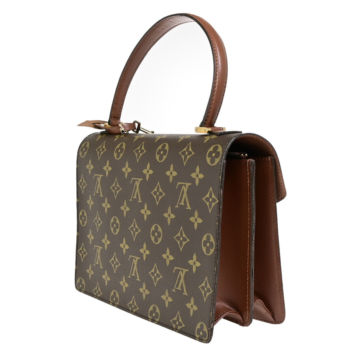 Louis Vuitton Concorde Brown Canvas Hand Bag