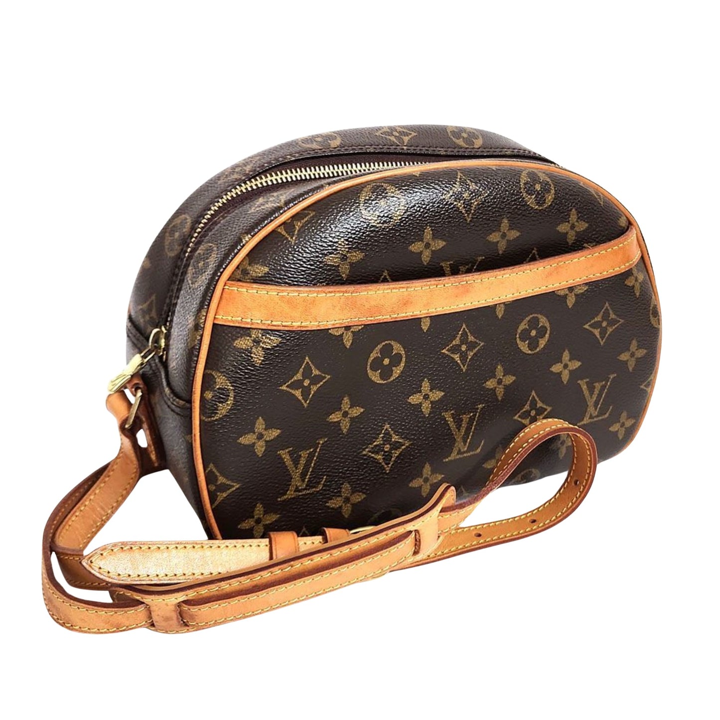 Louis Vuitton Blois Brown Canvas Shoulder Bag