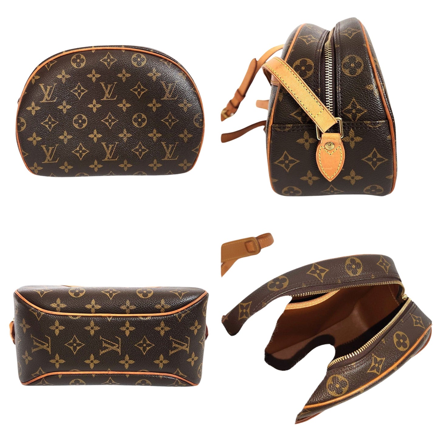 Louis Vuitton Blois Brown Canvas Shoulder Bag