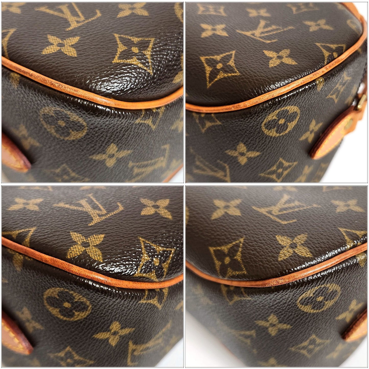 Louis Vuitton Blois Brown Canvas Shoulder Bag