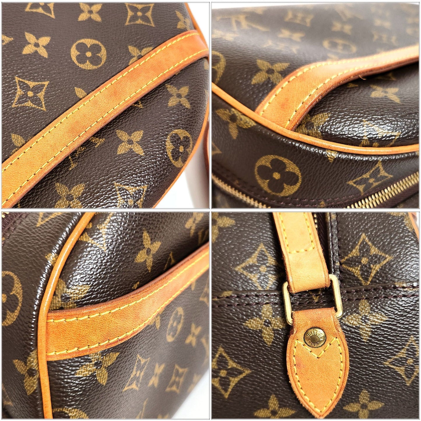 Louis Vuitton Blois Brown Canvas Shoulder Bag