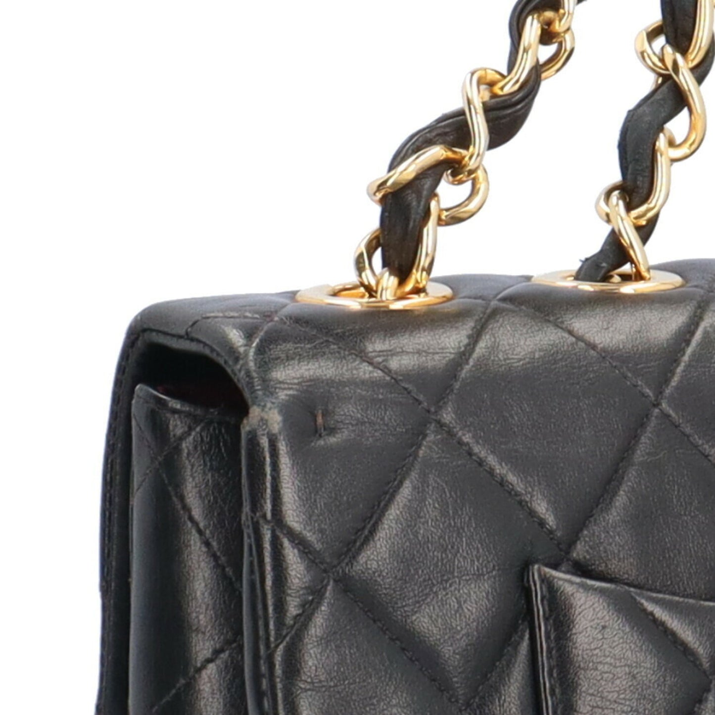 Chanel Jumbo Black Leather Shoulder Bag