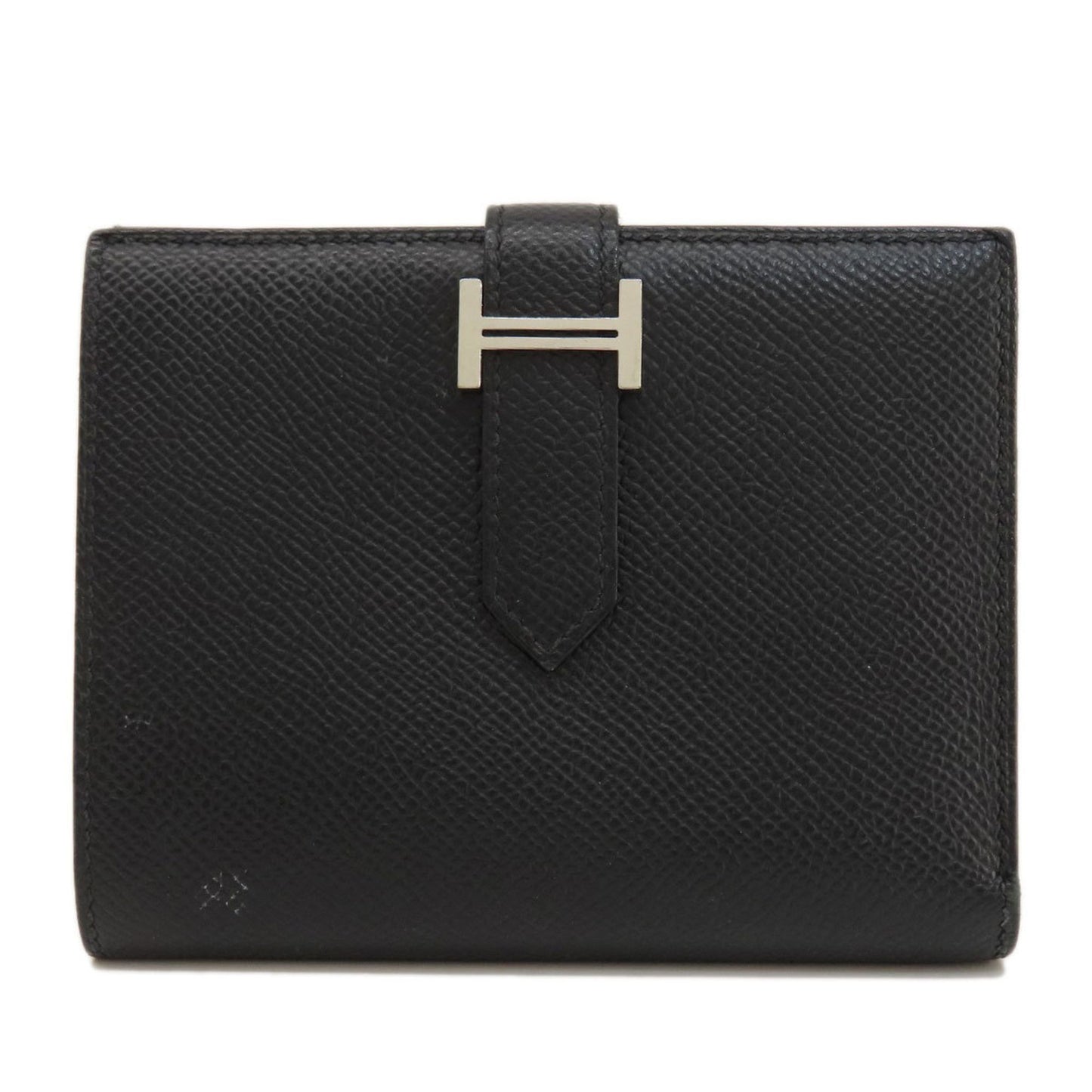 Hermès Béarn Black Leather Wallet Accessories