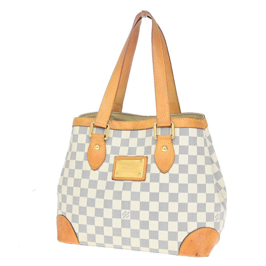 Louis Vuitton Hampstead White Canvas Hand Bag