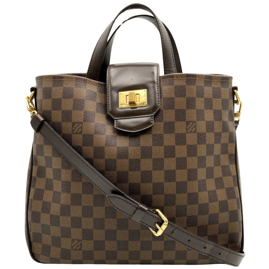 Louis Vuitton Roseberry Brown Canvas Hand Bag