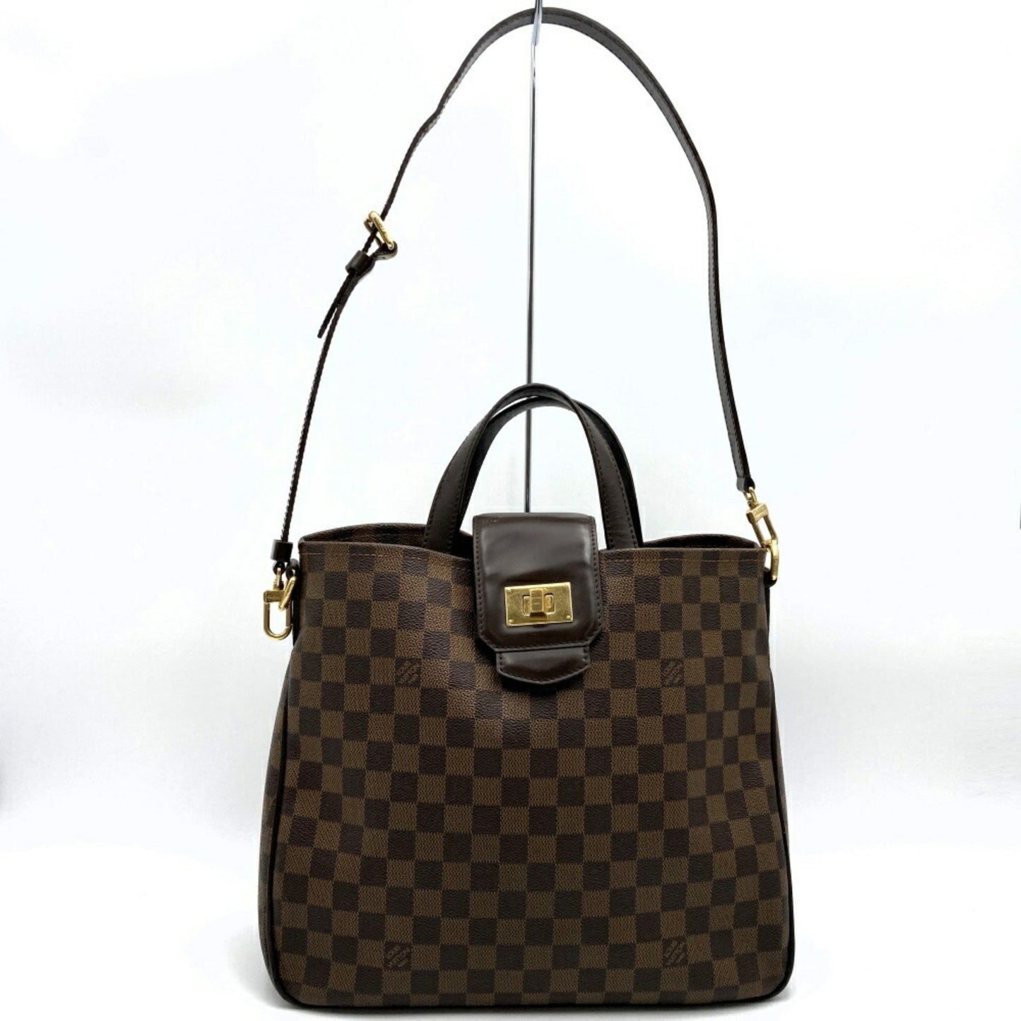 Louis Vuitton Roseberry Brown Canvas Hand Bag