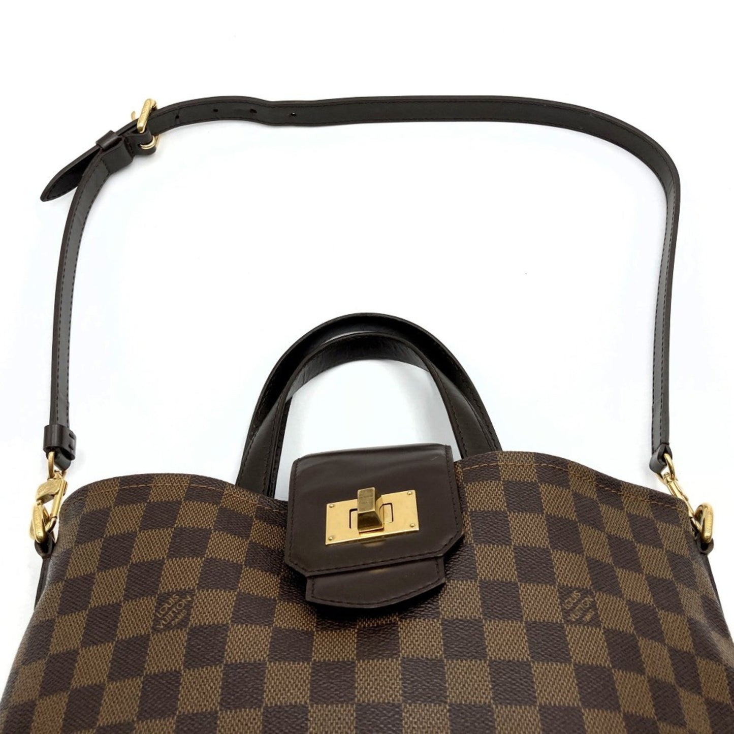 Louis Vuitton Roseberry Brown Canvas Hand Bag