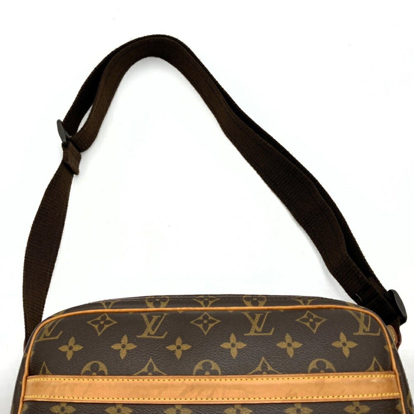 Louis Vuitton Reporter pm Brown Canvas Shoulder Bag