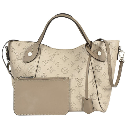 Louis Vuitton Hina Beige Leather Tote Bag