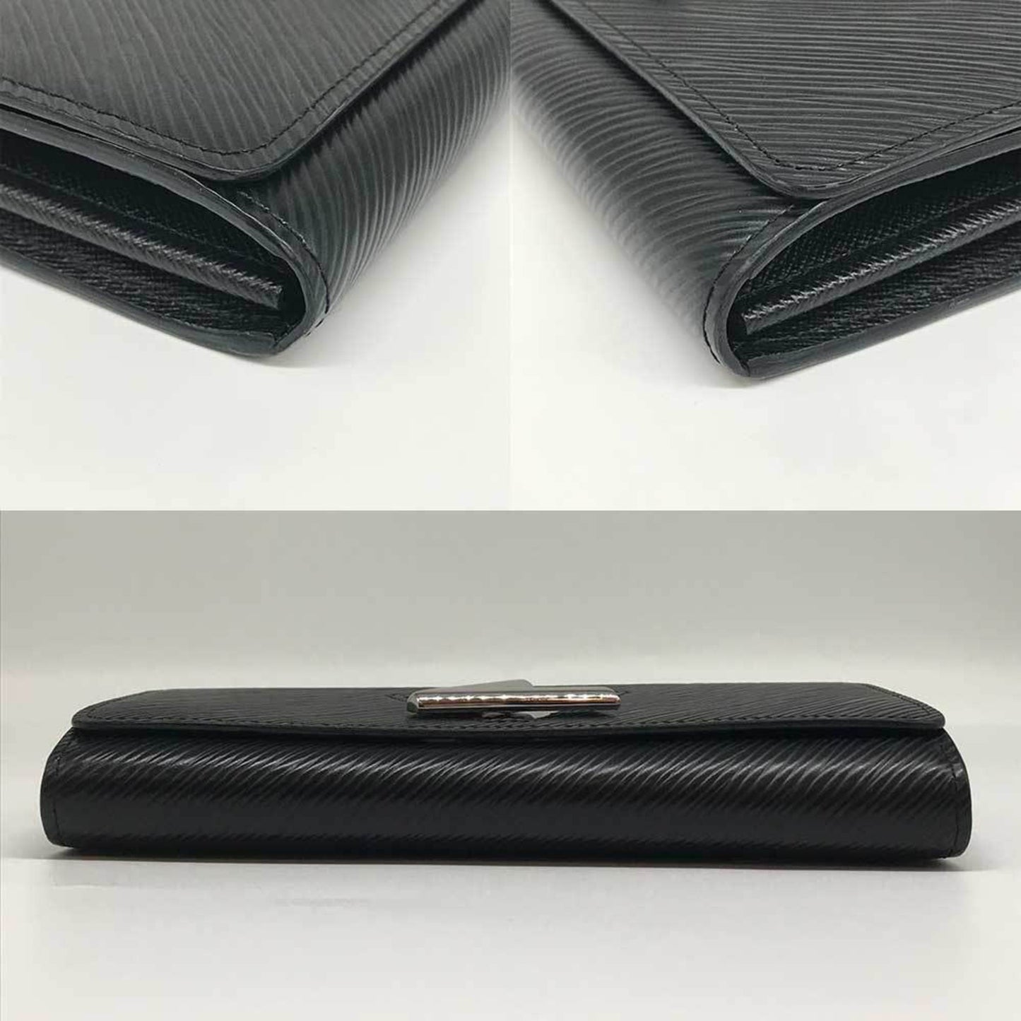 Louis Vuitton Portefeuille twist Black Leather Wallet Accessories