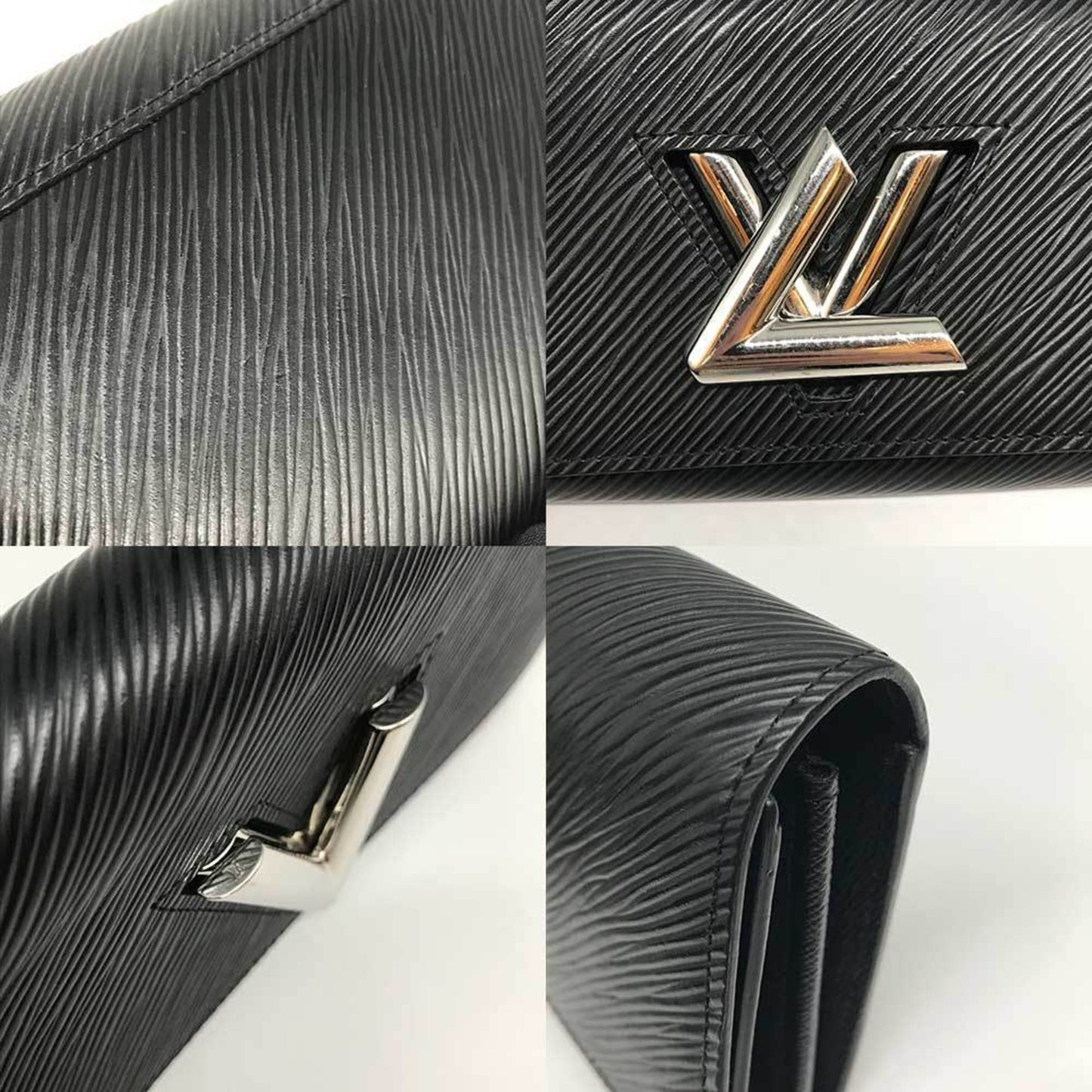 Louis Vuitton Portefeuille twist Black Leather Wallet Accessories