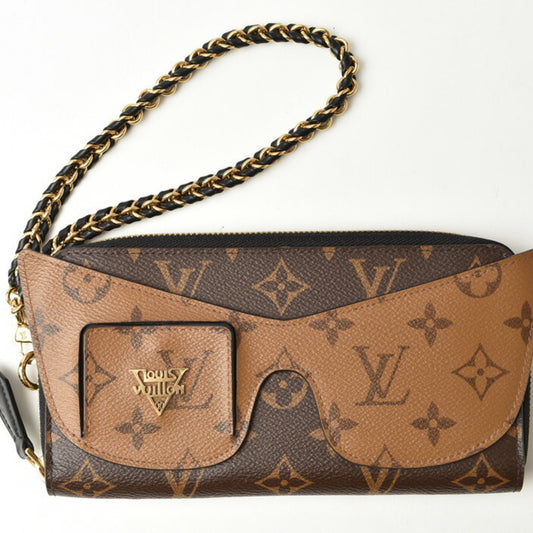 Louis Vuitton Zippy Brown Canvas Wallet Accessories