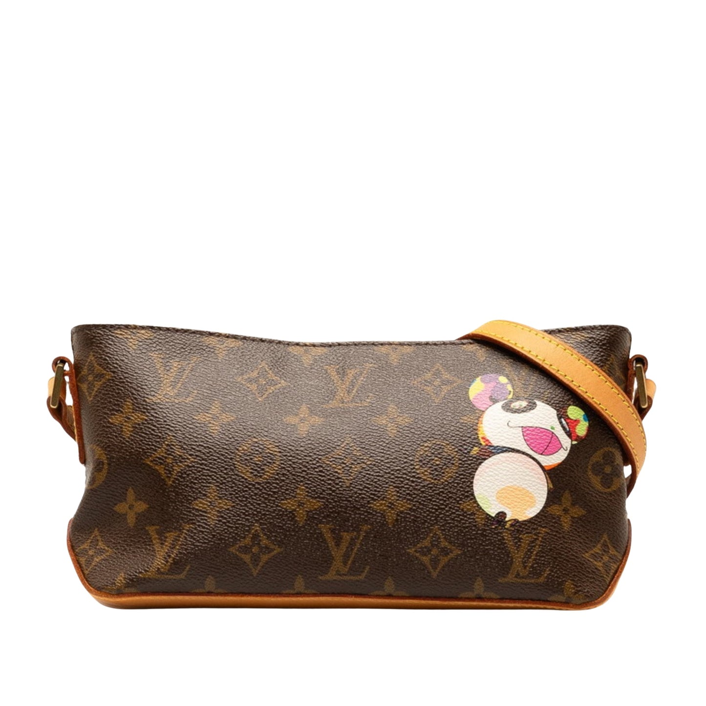 Louis Vuitton Trotteur Brown Canvas Shoulder Bag