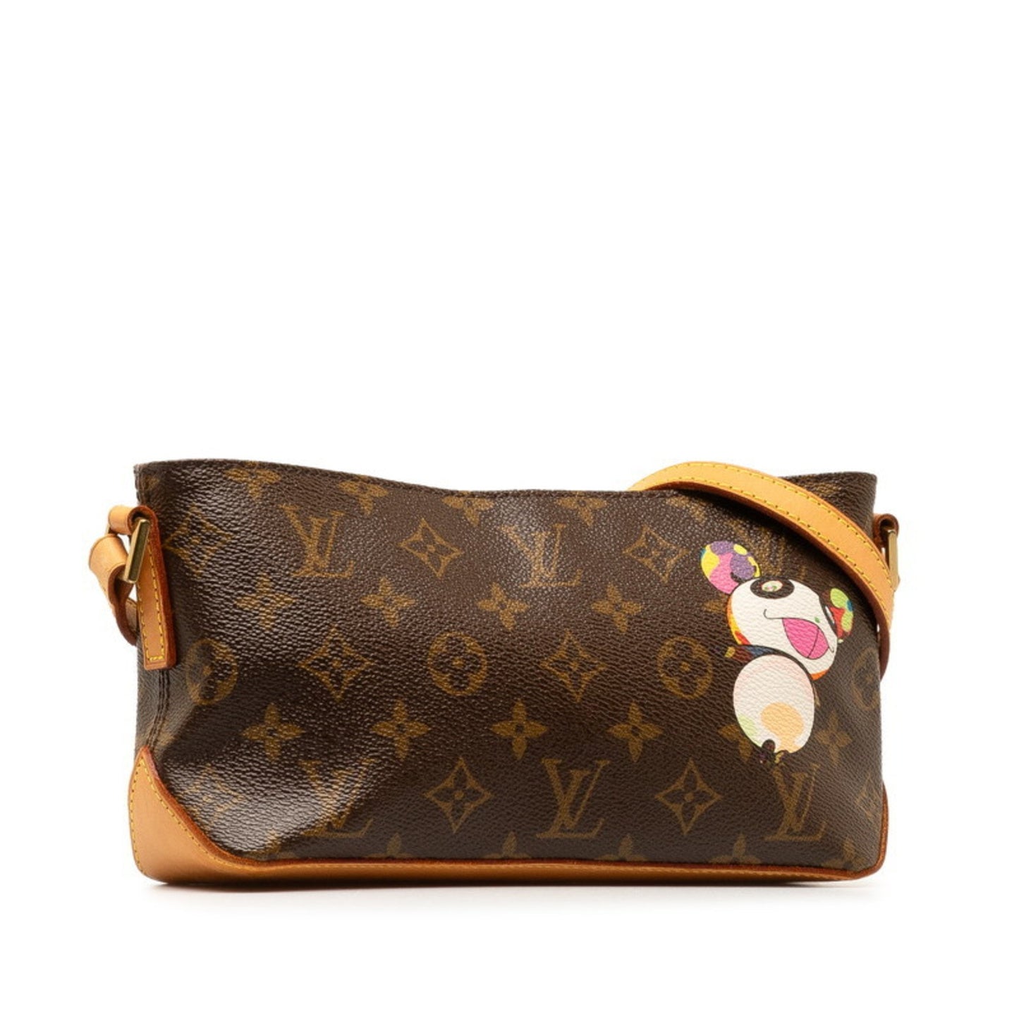 Louis Vuitton Trotteur Brown Canvas Shoulder Bag