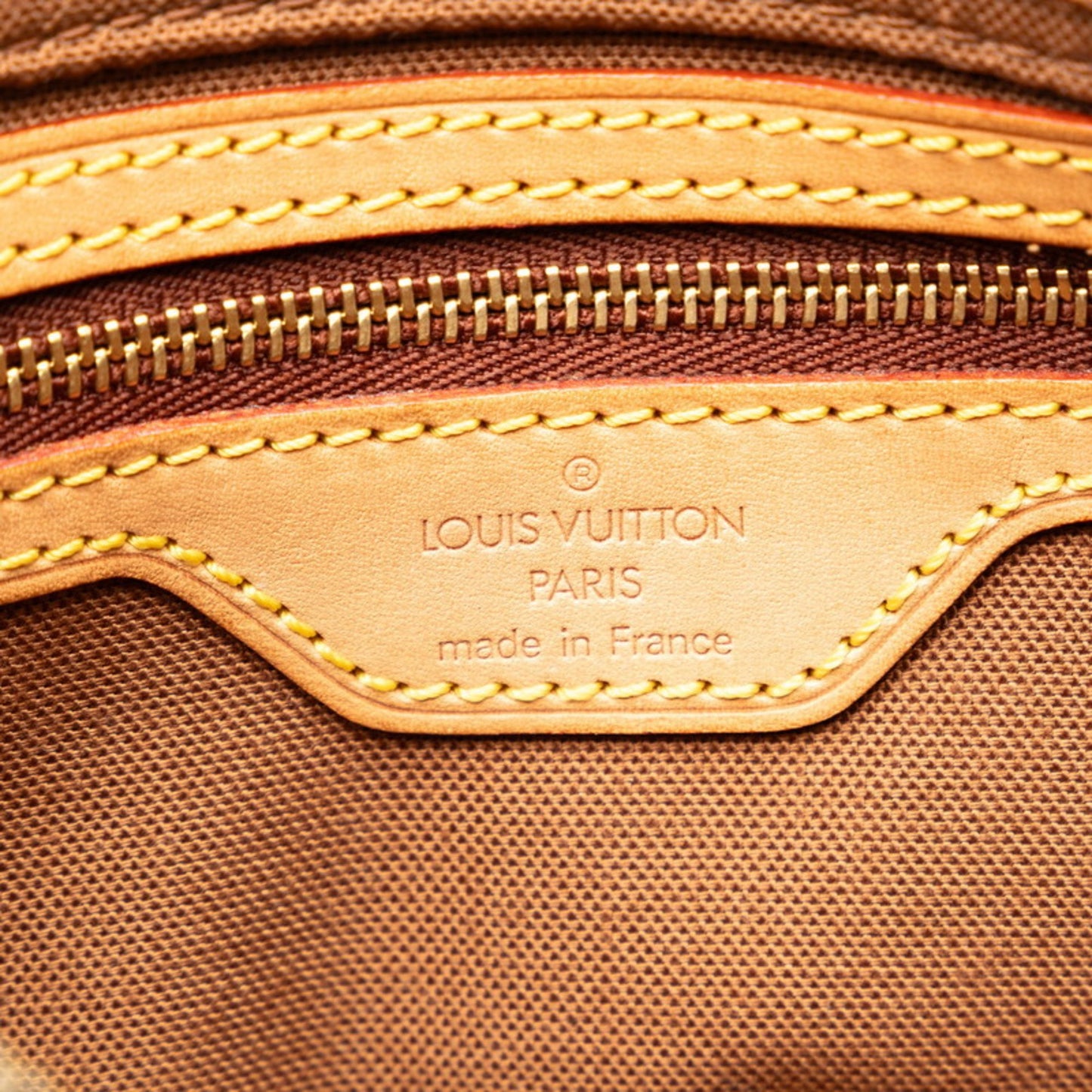 Louis Vuitton Trotteur Brown Canvas Shoulder Bag