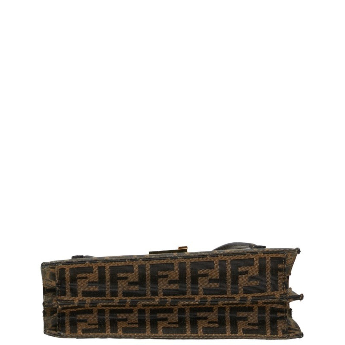 Fendi Zucca Brown Canvas Hand Bag