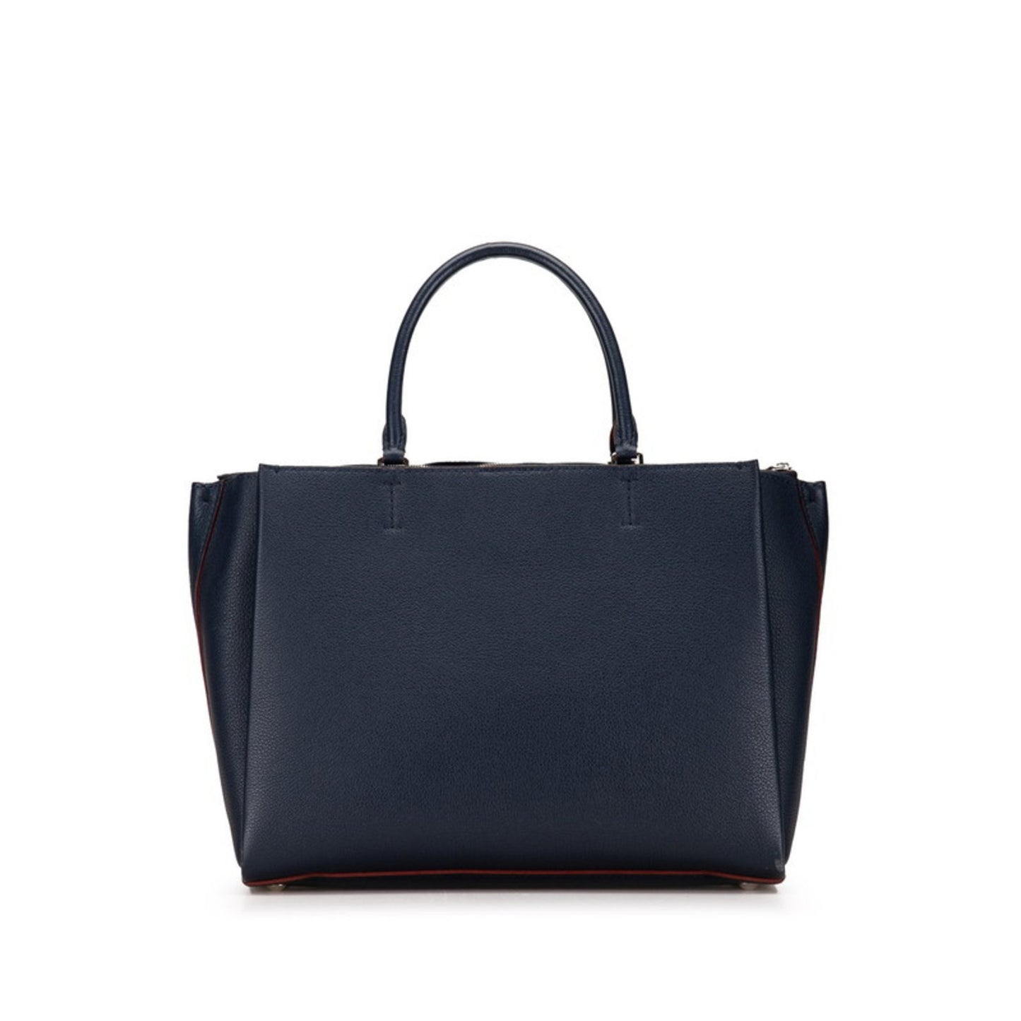 Louis Vuitton Lockme Navy Leather Hand Bag