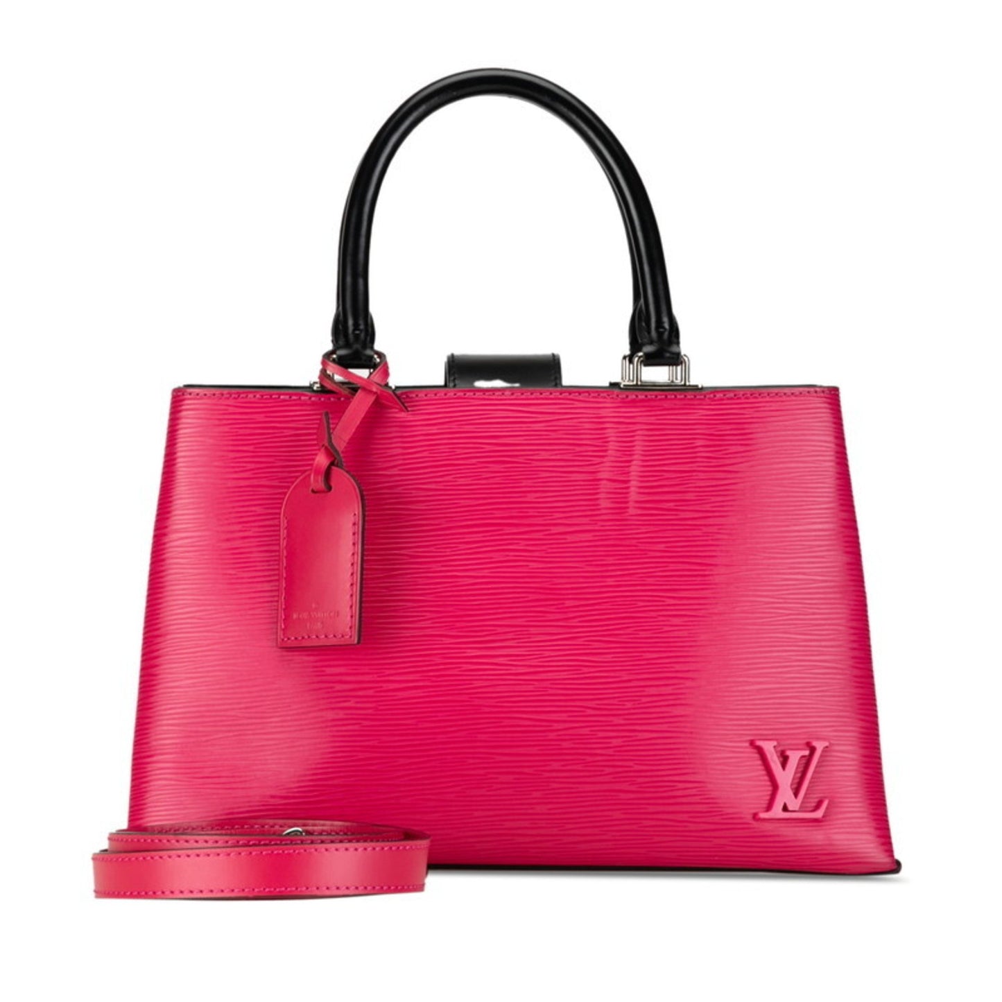 Louis Vuitton Kleber Pink Leather Hand Bag