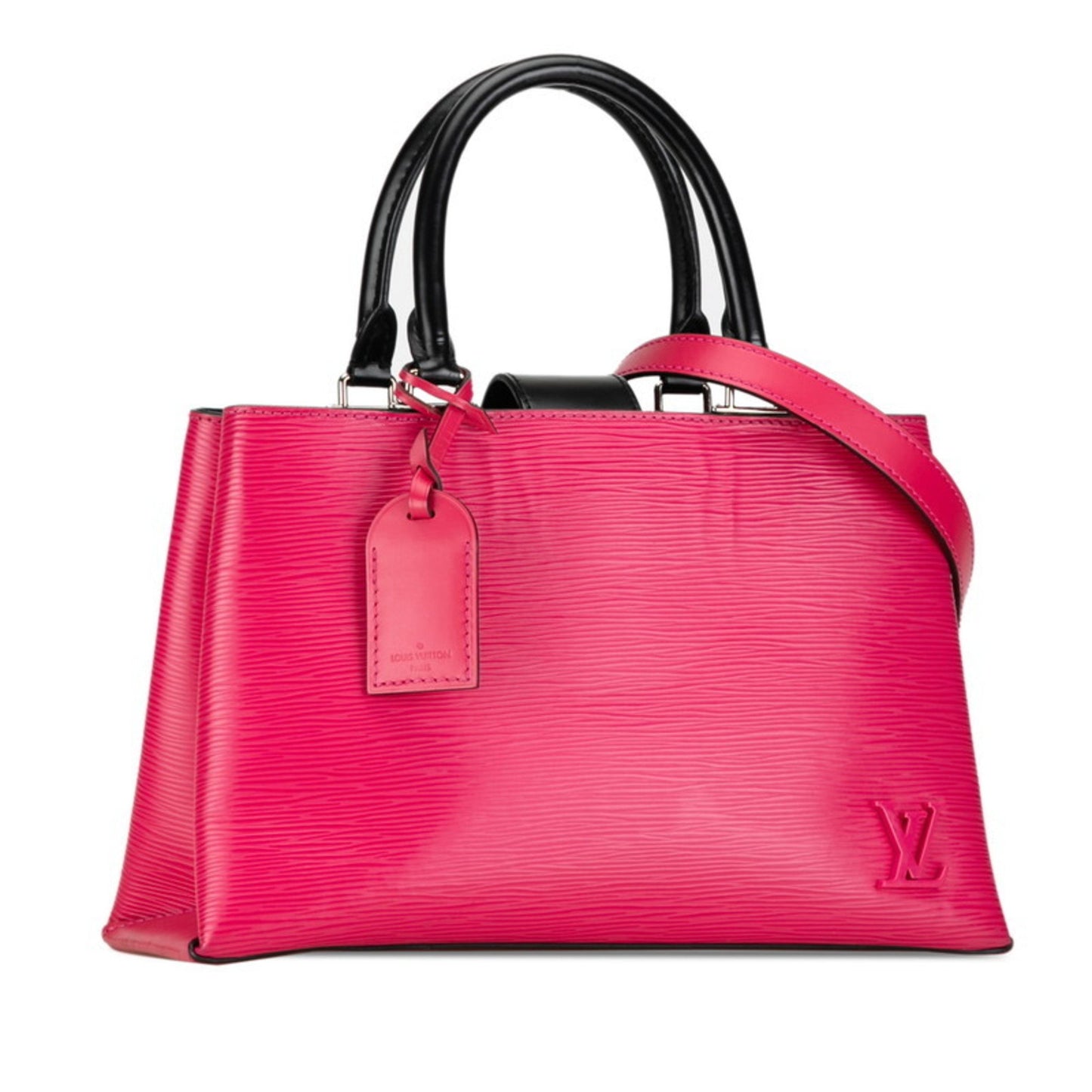 Louis Vuitton Kleber Pink Leather Hand Bag