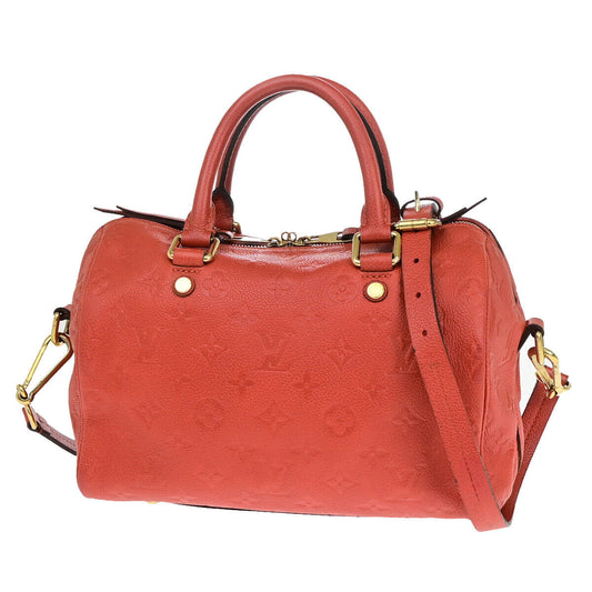 Louis Vuitton Speedy bandoulière 25 Red Leather Hand Bag