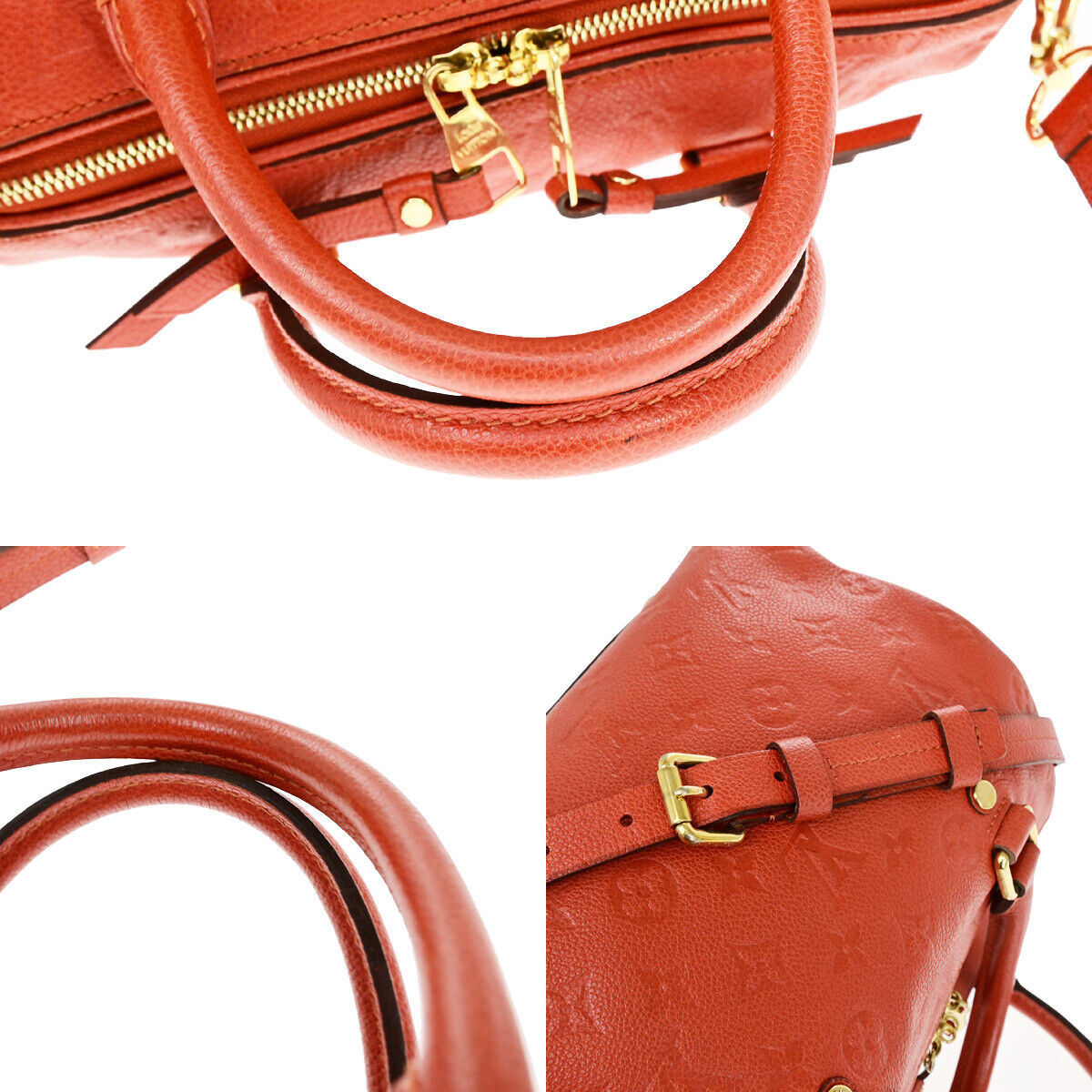 Louis Vuitton Speedy bandoulière 25 Red Leather Hand Bag