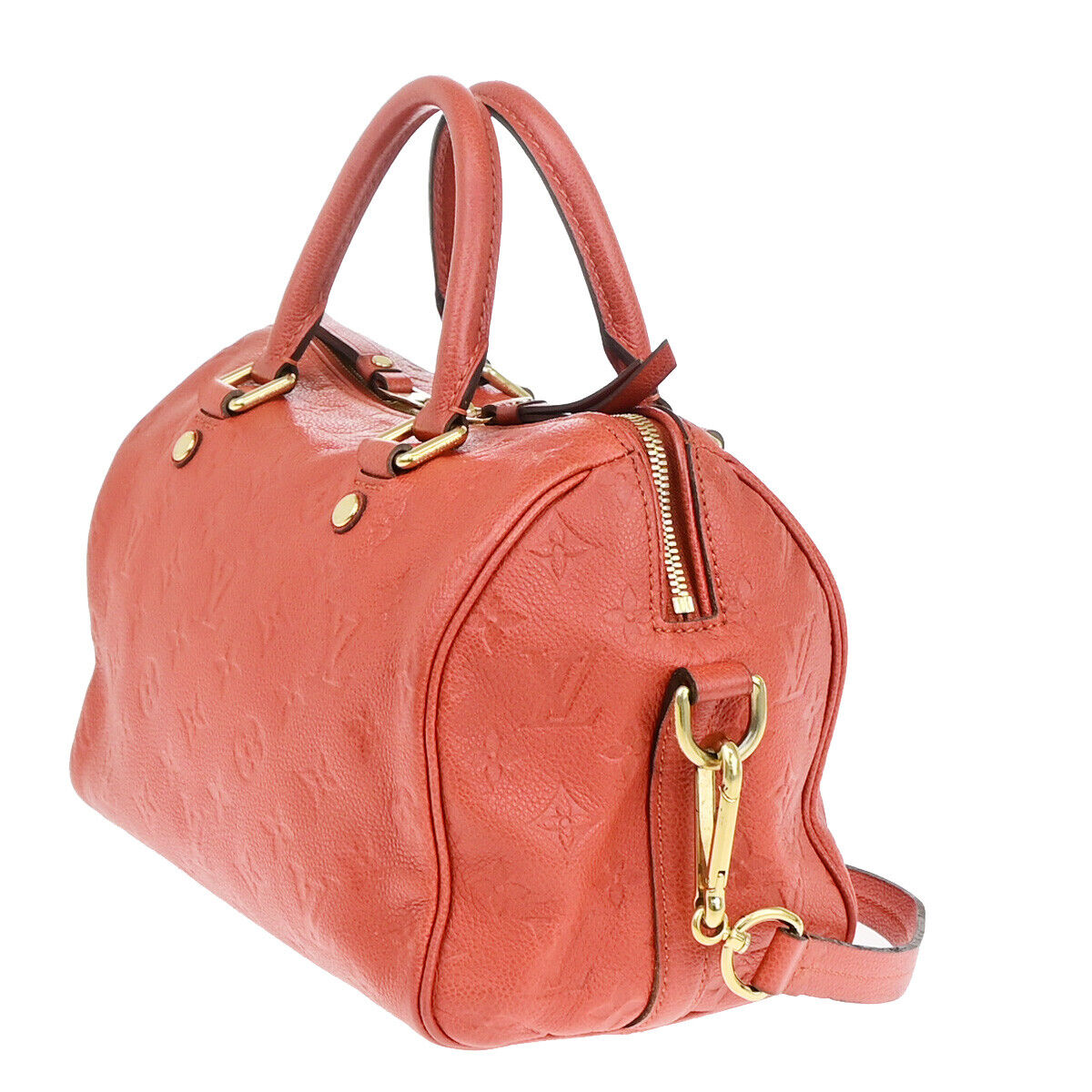 Louis Vuitton Speedy bandoulière 25 Red Leather Hand Bag