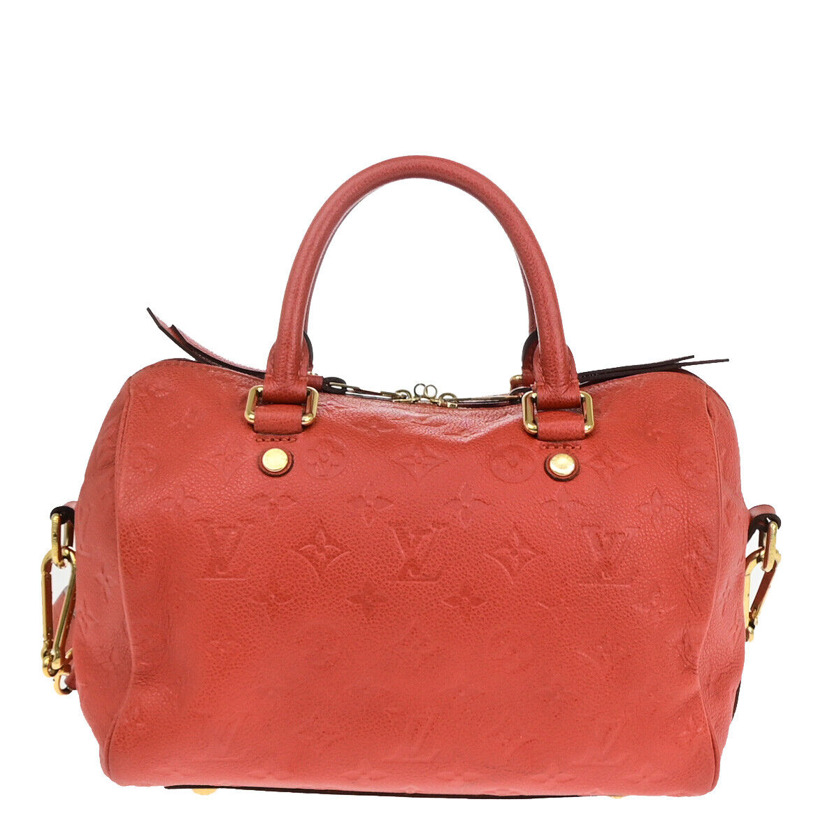 Louis Vuitton Speedy bandoulière 25 Red Leather Hand Bag