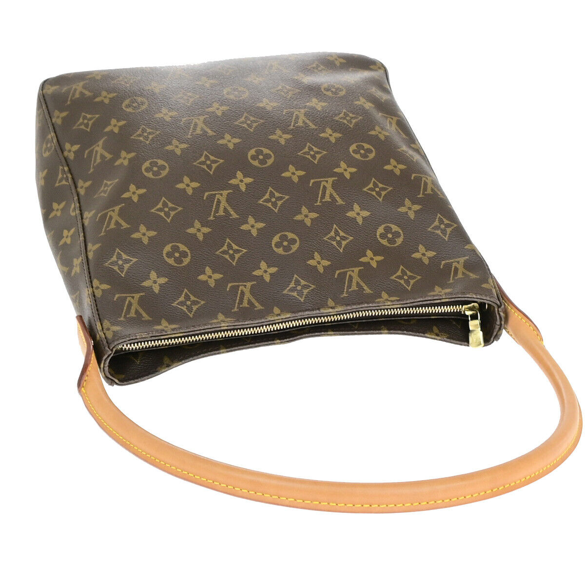 Louis Vuitton Looping GM Brown Canvas Shoulder Bag