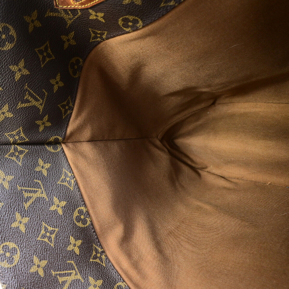 Louis Vuitton Shopping Brown Canvas Tote Bag