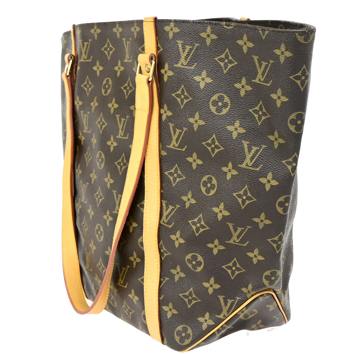 Louis Vuitton Shopping Brown Canvas Tote Bag