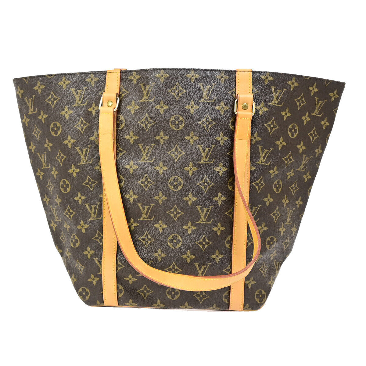 Louis Vuitton Shopping Brown Canvas Tote Bag