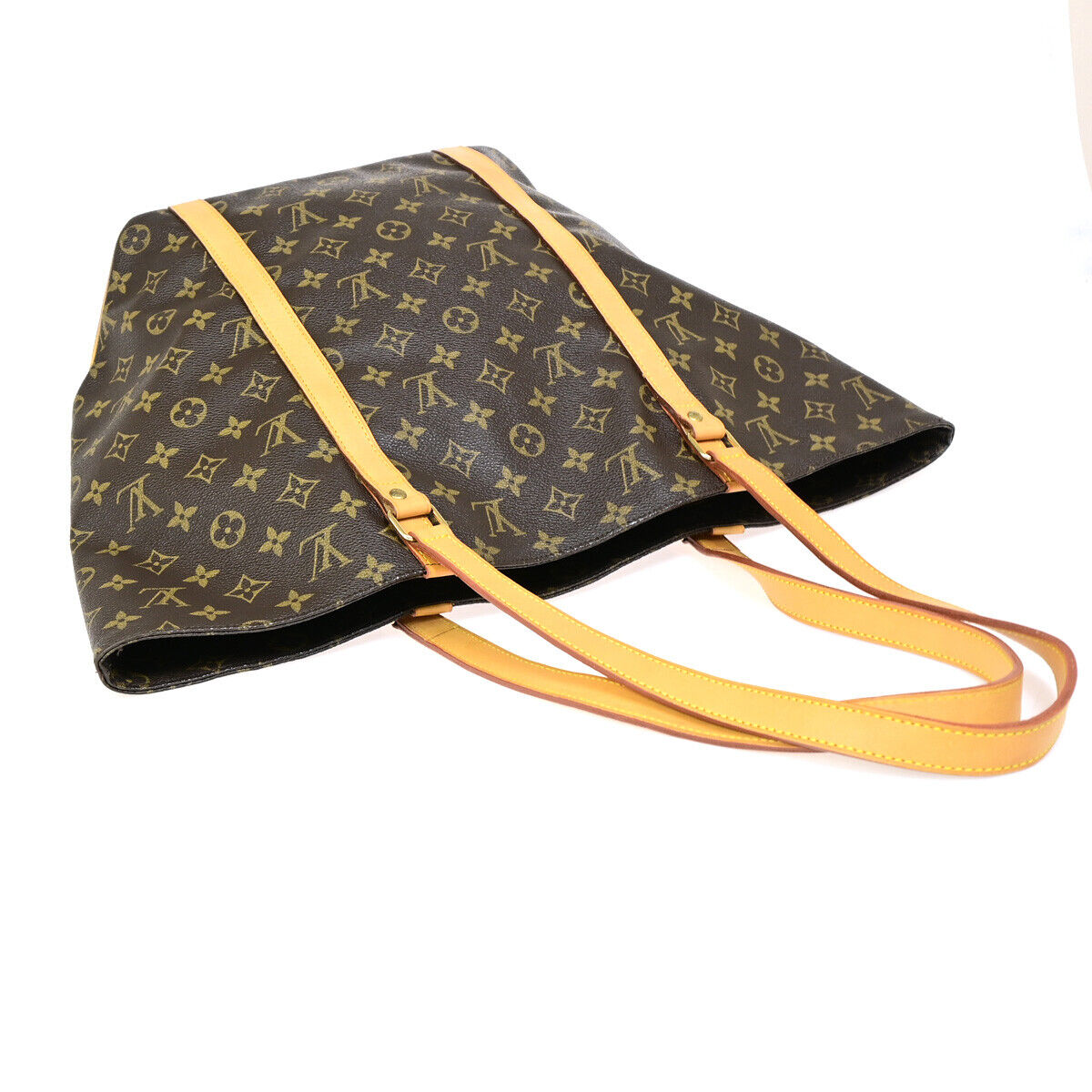 Louis Vuitton Shopping Brown Canvas Tote Bag