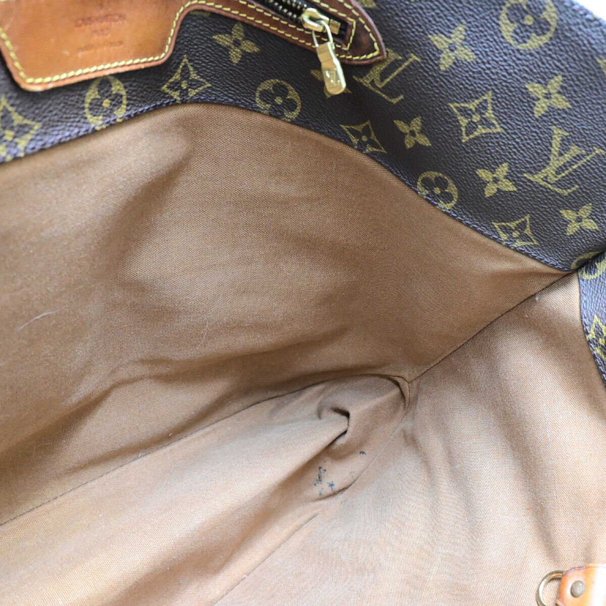 Louis Vuitton Shopping Brown Canvas Tote Bag