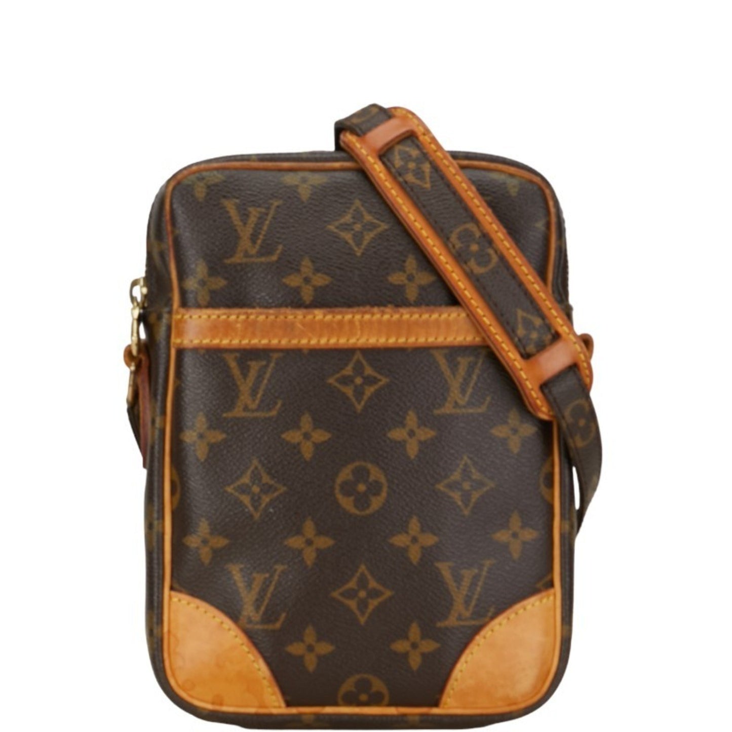 Louis Vuitton Danube Brown Canvas Shoulder Bag