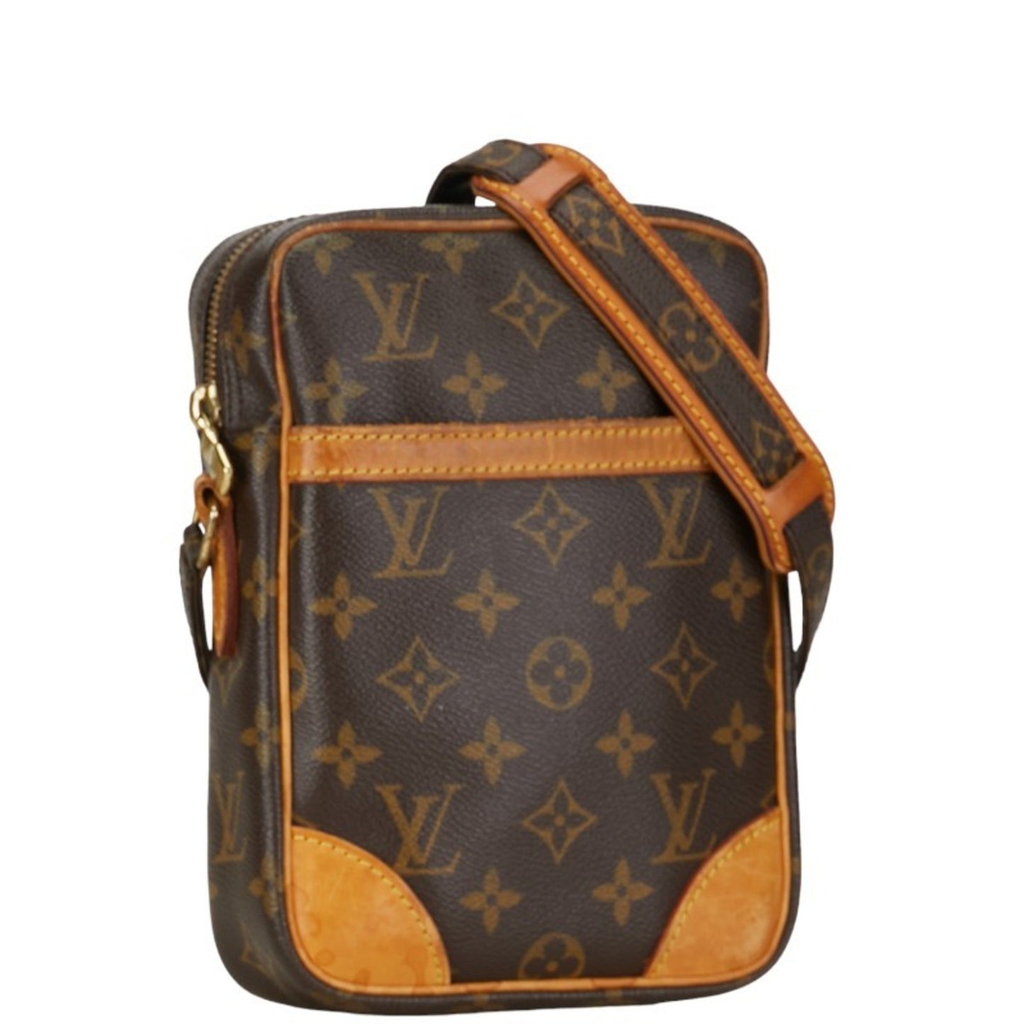 Louis Vuitton Danube Brown Canvas Shoulder Bag