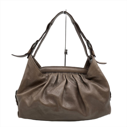 Fendi Brown Leather Shoulder Bag