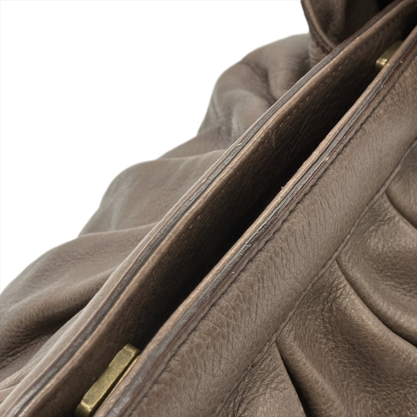 Fendi Brown Leather Shoulder Bag