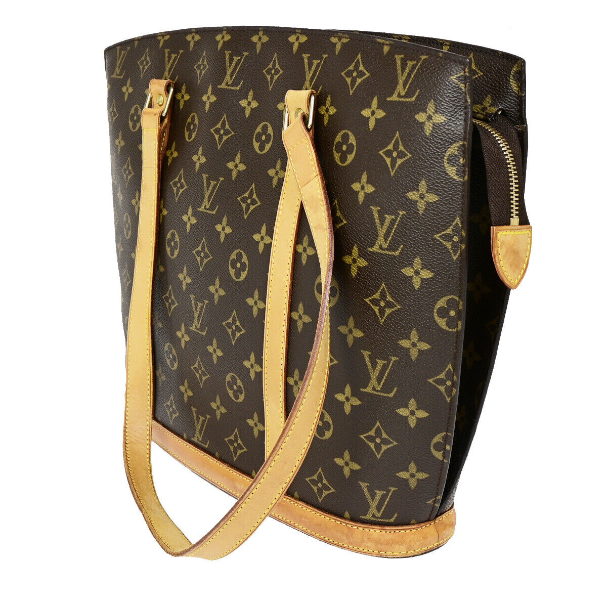 Louis Vuitton Babylone Brown Canvas Tote Bag