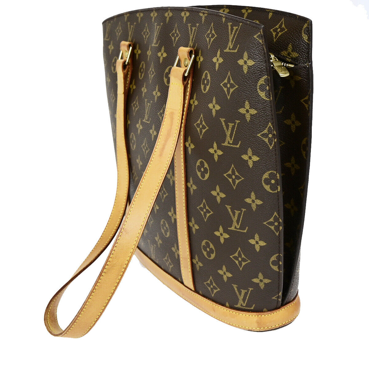 Louis Vuitton Babylone Brown Canvas Tote Bag