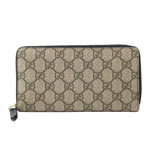 Gucci GG Supreme Beige Canvas Wallet Accessories