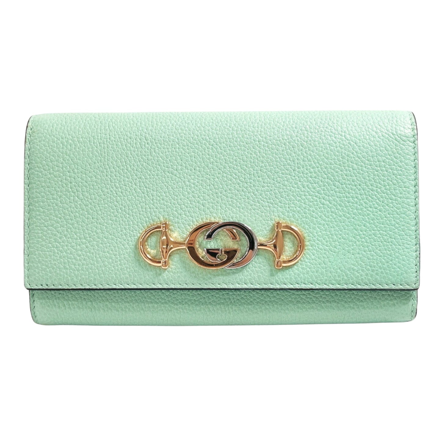 Gucci Zumi Green Leather Wallet Accessories