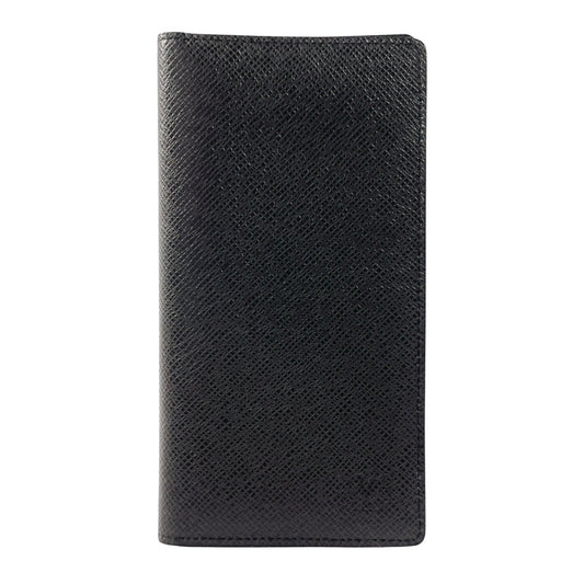 Louis Vuitton Portefeuille Brazza Black Leather Wallet Accessories