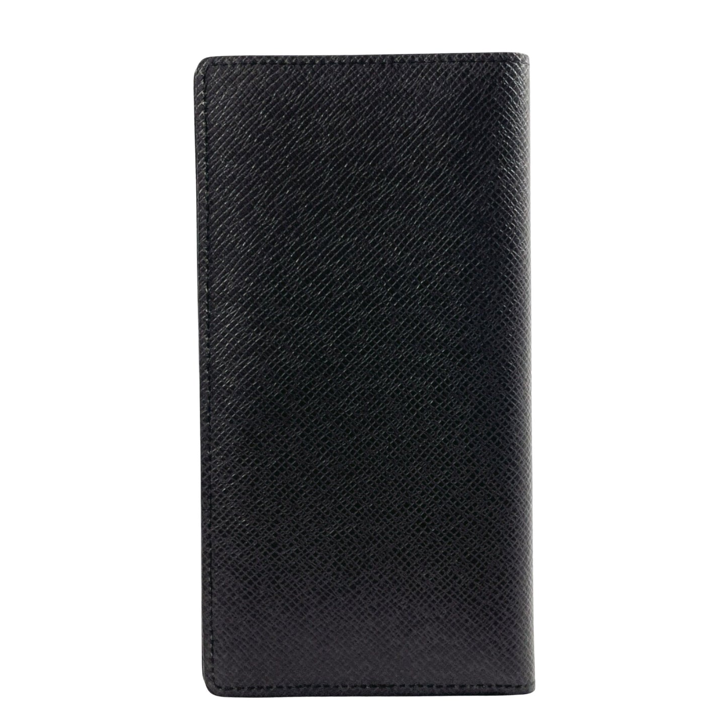 Louis Vuitton Portefeuille Brazza Black Leather Wallet Accessories