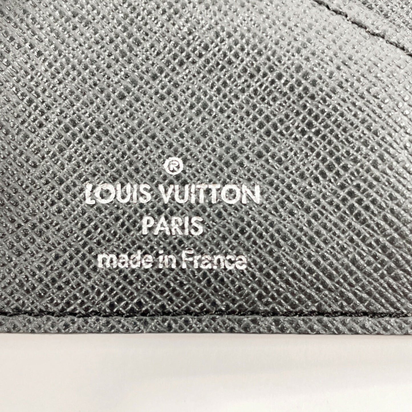 Louis Vuitton Portefeuille Brazza Black Leather Wallet Accessories